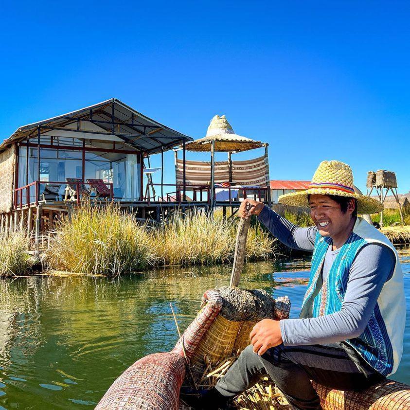 Sol Del Titicaca Lodge Урос Экстерьер фото